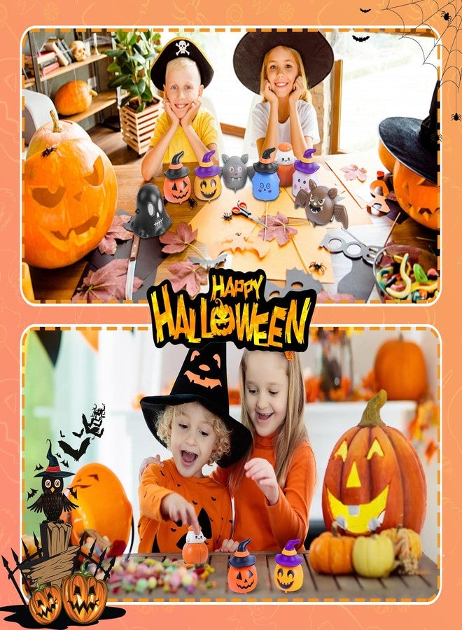 JDSTY 12Pcs Halloween Pull Back Cars 12 Styles Mini Friction Powered Vehicle Pumpkin Ghost Pull Back Toy Cars for Halloween Party Favors Trick or Treat Goodie Bag Fillers - Image 5